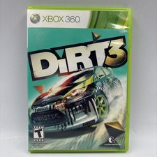 Dirt 3 (Microsoft Xbox 360, 2011) Cib Complete In Box Tested Racing Game