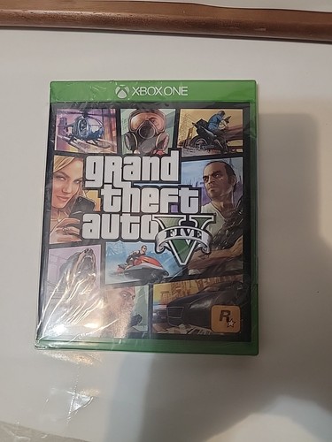 Grand Theft Auto Five, GTA 5 V (Microsoft Xbox One, 2014) Sealed  - Picture 1 of 4