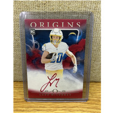 2024 Panini Origins Ladd McConkey Rookie Autograph #RAU-LMC Chargers NFL