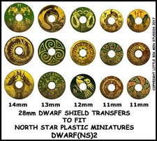 Oathmark: Dwarf Shield Transfers 2 by North Star