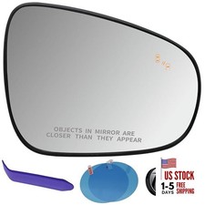Passenger Side Mirror Glass Compatible with Lexus ES300h ES350 2013-2018,