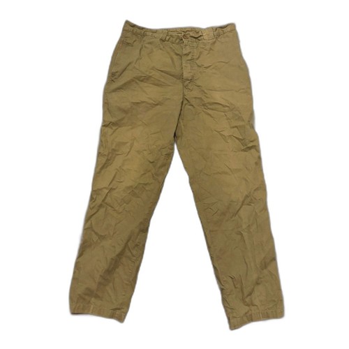 Romeo Gigli, Vintage Romeo Gigli size 50 Made in Italy Luxury 100% Cotton Neutral Brown Pant