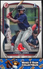Lyonell James 1st 2023 Bowman Prospects #BP-118 Boston Red Sox