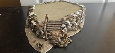 Department 56 Village Accessories Craggy Cliff Platform 52794 Missing Trees