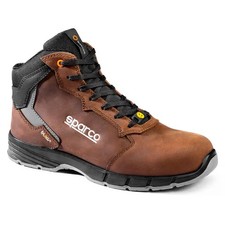 Sparco Scarpe Antinfortunistiche Alte Targa-H Vic S3S SR FO ESD Marrone Scarpa