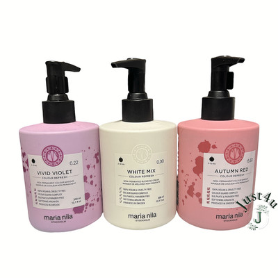 Maria Nila Colour Refresh Non-Permanent Masque, 10.1oz (CHOOSE Color)