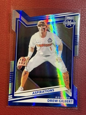 2022 Panini Elite Extra Edition - Drew Gilbert #28 Aspirations Die-Cut