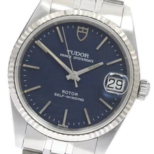 TUDOR Prince Oyster Date 72034 blue Dial Automatic Boy's Watch_899167