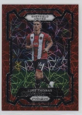 2023-24 Panini Prizm Premier League Red Lazer Prizm 30/49 Luke Thomas #283 1yj