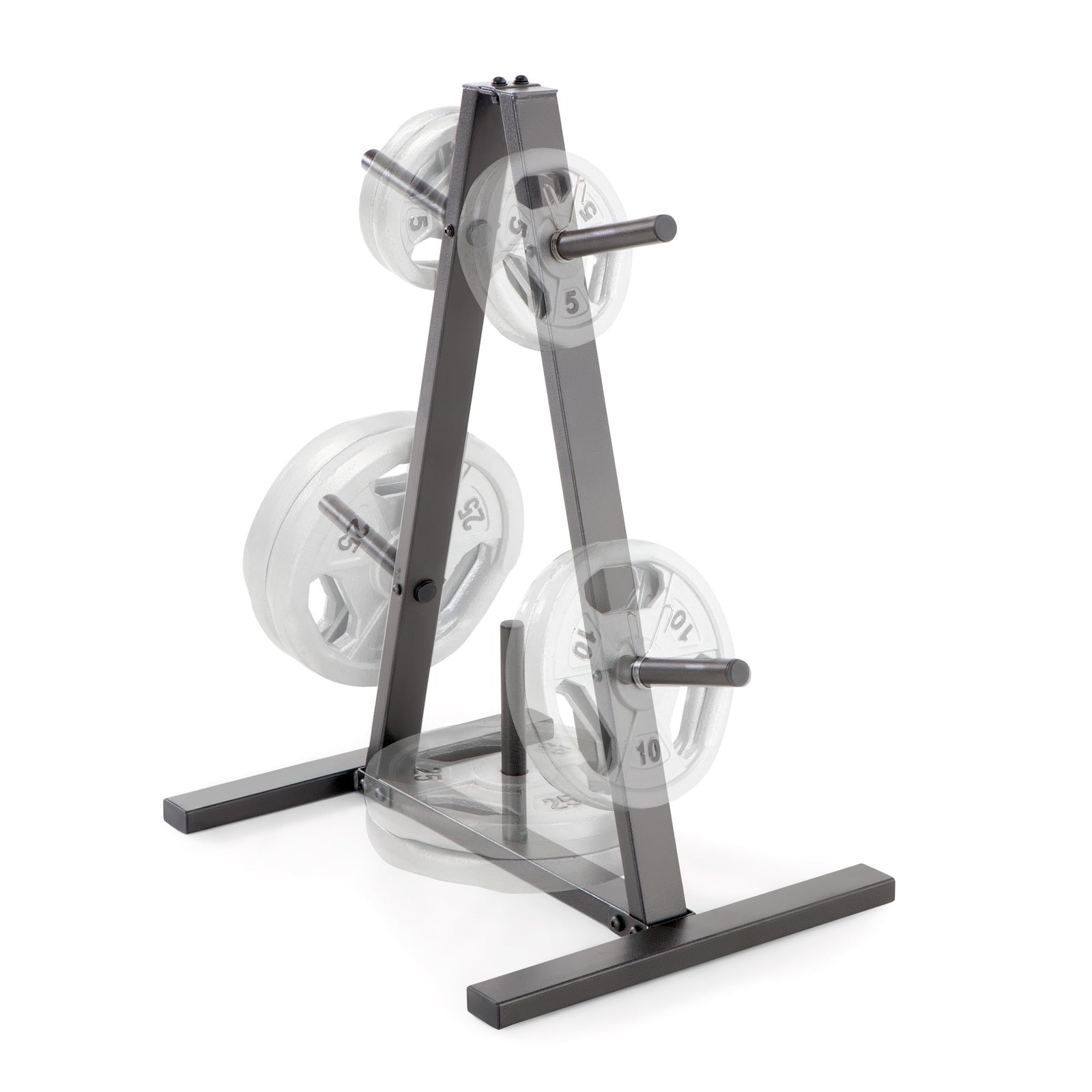 Marcy Standard 1-Inch Weight Plate Tree for Home Gym - 300 lb. Capacity