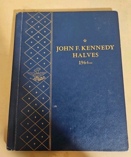 Vintage Whitman John F Kennedy Half Dollar Album