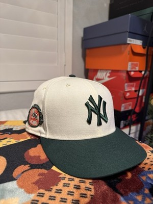 New Era 59Fifty Panna Cotta New York Yankees White Green Anniversary  7 1/2