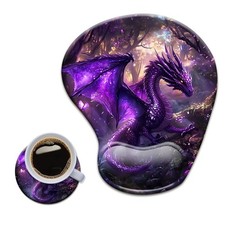 Gel Wrist Rest Mouse Pad-Ergonomic Office Mousepad with Wrist Support-Non-Sli...