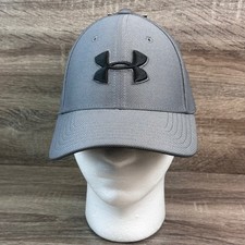 UNDER ARMOUR UA Blitzing 3.0 Cap Hat Size M/L Graphite Stretch structured NEW