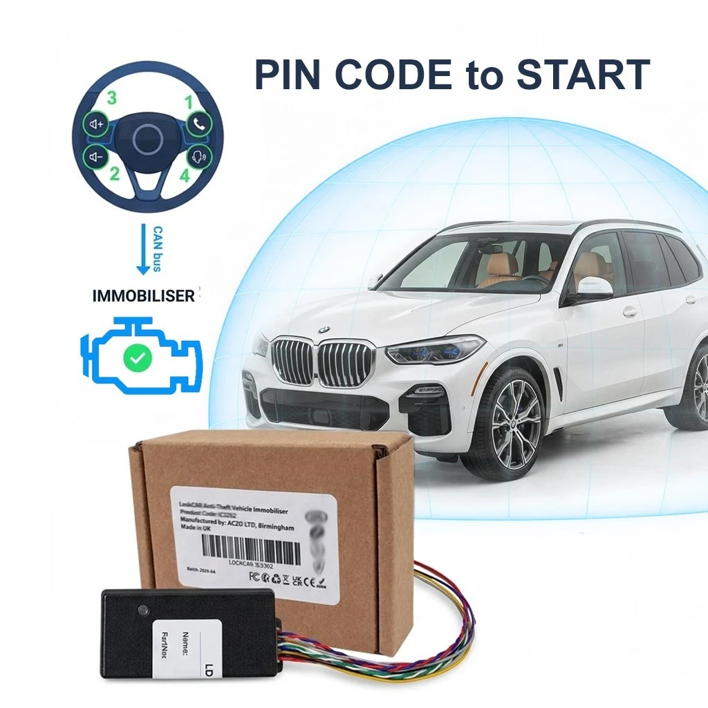 LockCar 4G live camera system with remote control