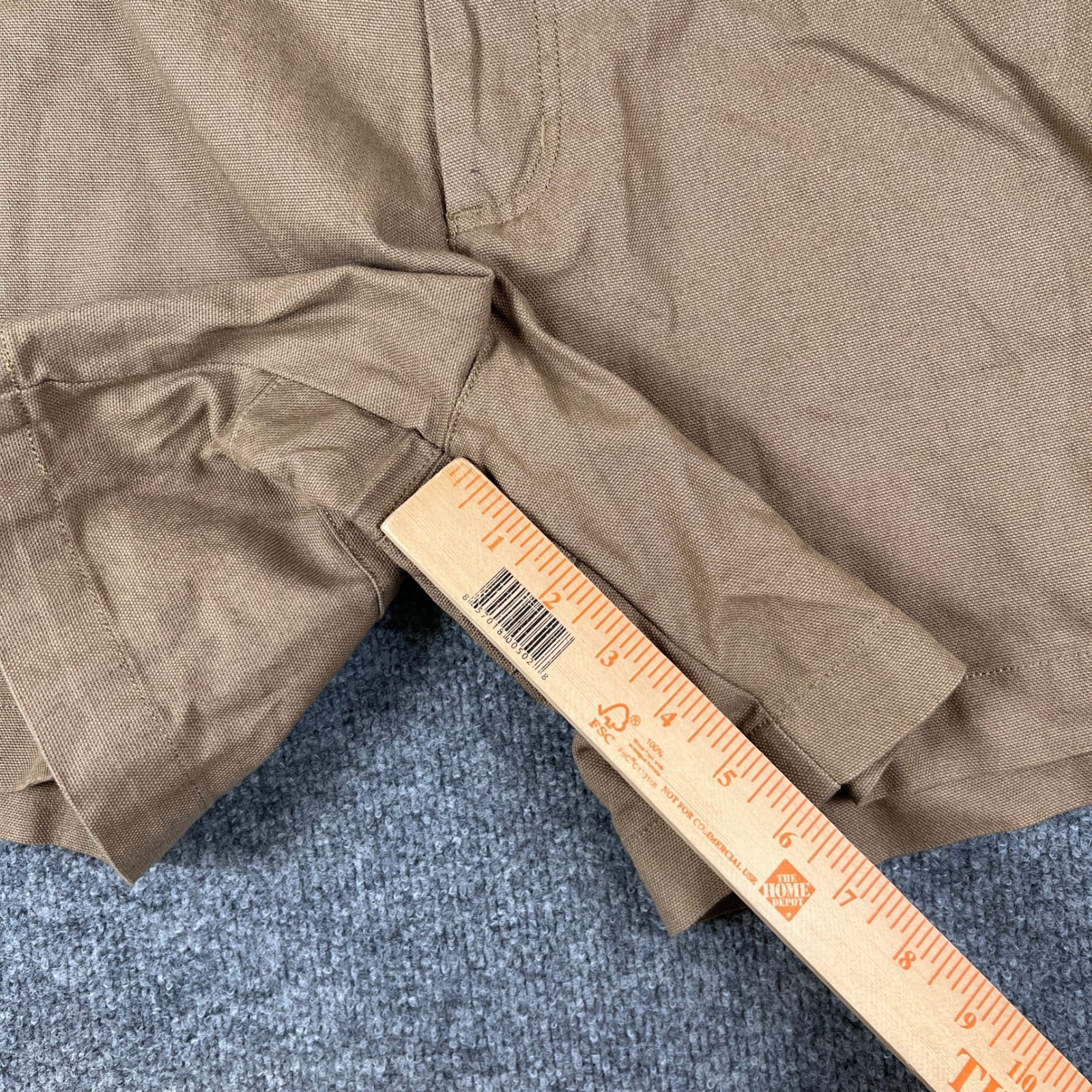 Patagonia Stand Up Shorts Mens 35 Brown 7" Inseam Organic Cotton Canvas NWT NEW thumbnail 7