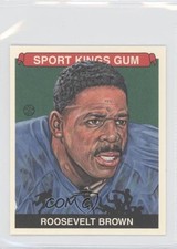 2012 Sportkings Series E Mini Rosey Brown Roosevelt Brown #232 HOF 0w4