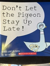 Don't Let the Pigeon Stay Up Late! By Mo Willems (2014, Trade Paperback)