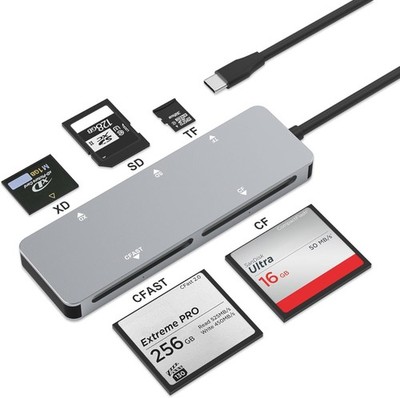 CFast 2.0 Card Reader, USB C Reader 3.0 5Gbps CR307-C 