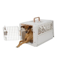 SportPet Collapsible Pet Kennel X Small Tan Durable Portable Animal Carrier