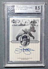 2000 Upper Deck Legendary Signatures Jim Palmer BGS 8.5 On Card Auto