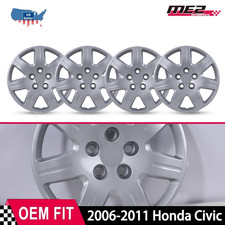 16 Sliver Wheel Covers Full Rim Snap On Hubcaps For 2006-2011 Honda Civic 4pcs 16 Sliver Wheel Covers Full Rim Snap On Hubcaps For 2006-2011 Honda Civic 4pcs