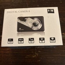 Digital Camera 50MP, 16x Power Zoom, Video 2.7k, Anti Shake Not Tested