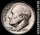 1963 Silver Roosevelt Dime - Choice Gem Brilliant Unc  Lustrous  #i6845