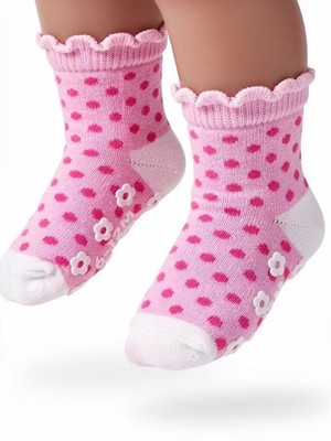Rutschfeste Mädchen ABS Baumwollmischung Socken Baby Kleinkind 3 Paar Größe 3-6 Monate
