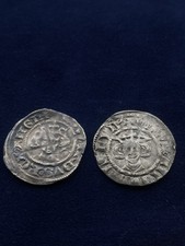 Genuine Medieval Silver Hammered Coin: Edward III Penny 1351-1361 Durham Mint