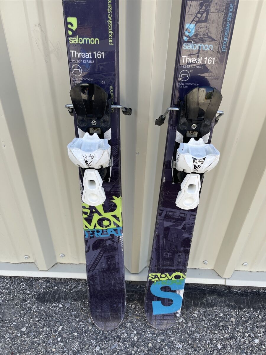 SALOMON Threat 161cm w/Salomon STH12 bindings Twin Tip Skis SALOMON Threat 161cm w/Salomon STH12 bindings Twin Tip Skis