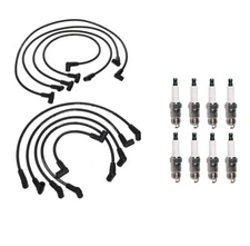 Denso Wire Set 8mm & 8 Iridium TT Spark Plug 0.04 Kit For GMC 5.0L 5.7L V8