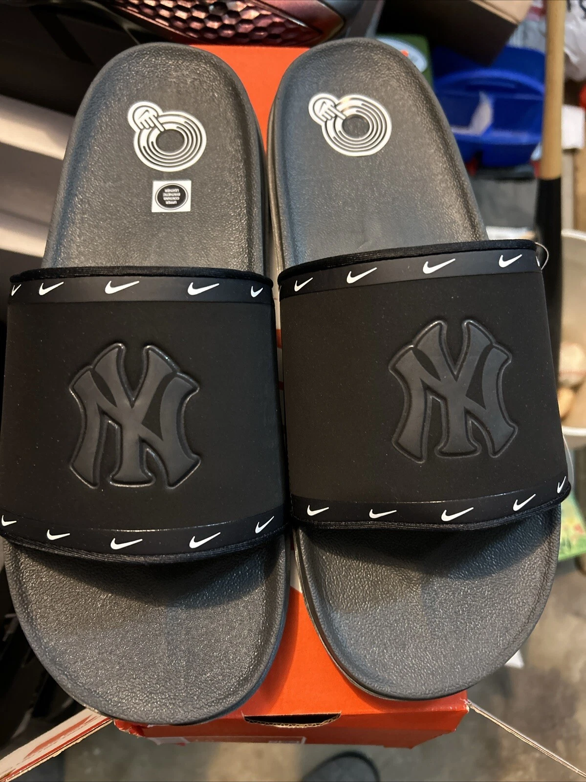 Nike Offcourt MLB New York Yankees Slides sandali uomo taglia 14 nero DH7001 001