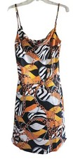 GUESS Sleeveless Malou Cowl Slip Dress Sz M