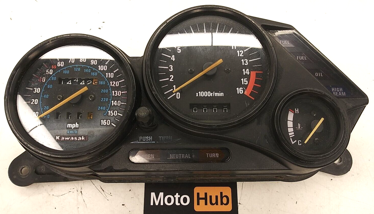 90-93 KAWASAKI ZX6 ZX600 OEM SPEEDO TACH METER GAUGE DISPLAY