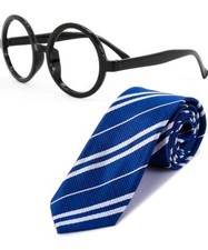 Harry Potter Hogwarts Glasses and Tie Cosplay