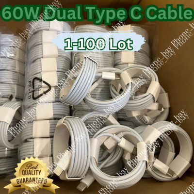 Wholesale 60W Type C Fast Charging PD USB C To C Cable For iPad Pro/Air/Macbook