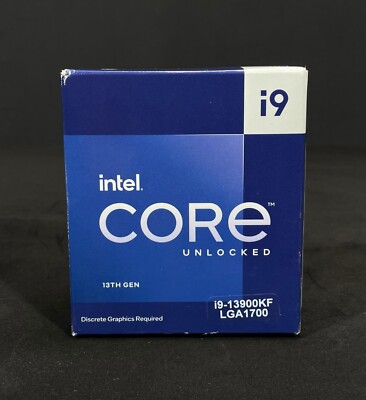 NEW Intel Core i9-13900K F 5.8GHz 24-Core LGA 1700 CPU  (BX8071513900KF)
