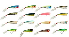 Rebel Pop-R Topwater Popper Bass, Striper, Trout, & Redfish Fishing Surface Lure