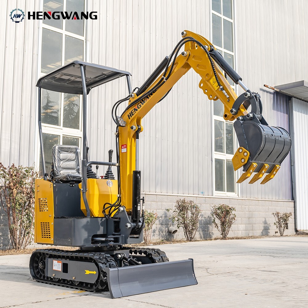Mini Excavator With Chassis Extension And Boom Swing 13.5HP