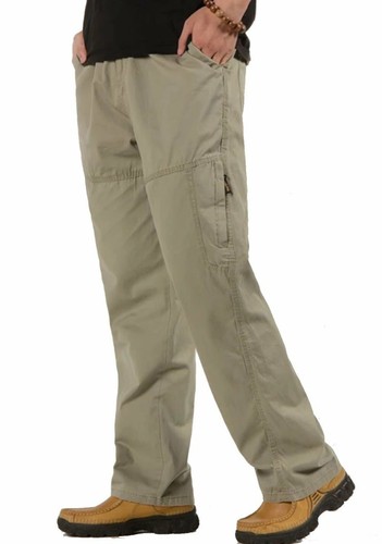 Full Elastic Waist Cargo Dungarees Pull 
