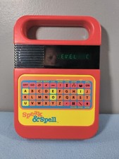 VINTAGE ELECTRONIC SPEAK  SPELL EDUCATIONAL LEARNING SPELLING TESTED  WORKS