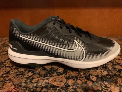 New! Mens NIKE ALPHA HUARACHE VARSITY LOW METAL