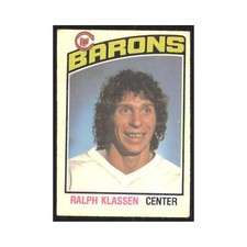 1976 O-Pee-Chee Ralph Klassen RC Cleveland Barons #282