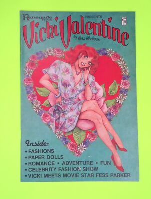Vicki Valentine #1 1985 Renegade Press Mid Grade Comic Book A31-135