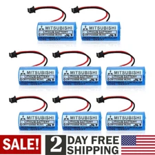 8X CR17335SE-R/3V Q6BAT PLC 3V Li-ion Battery For Mitsubishi Q25PRHCPU Q170HBATC