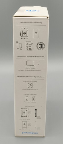 G-Technology 1TB G-DRIVE ev ATC with Thunderbolt/ All-Terrain Portable External - Picture 7 of 8