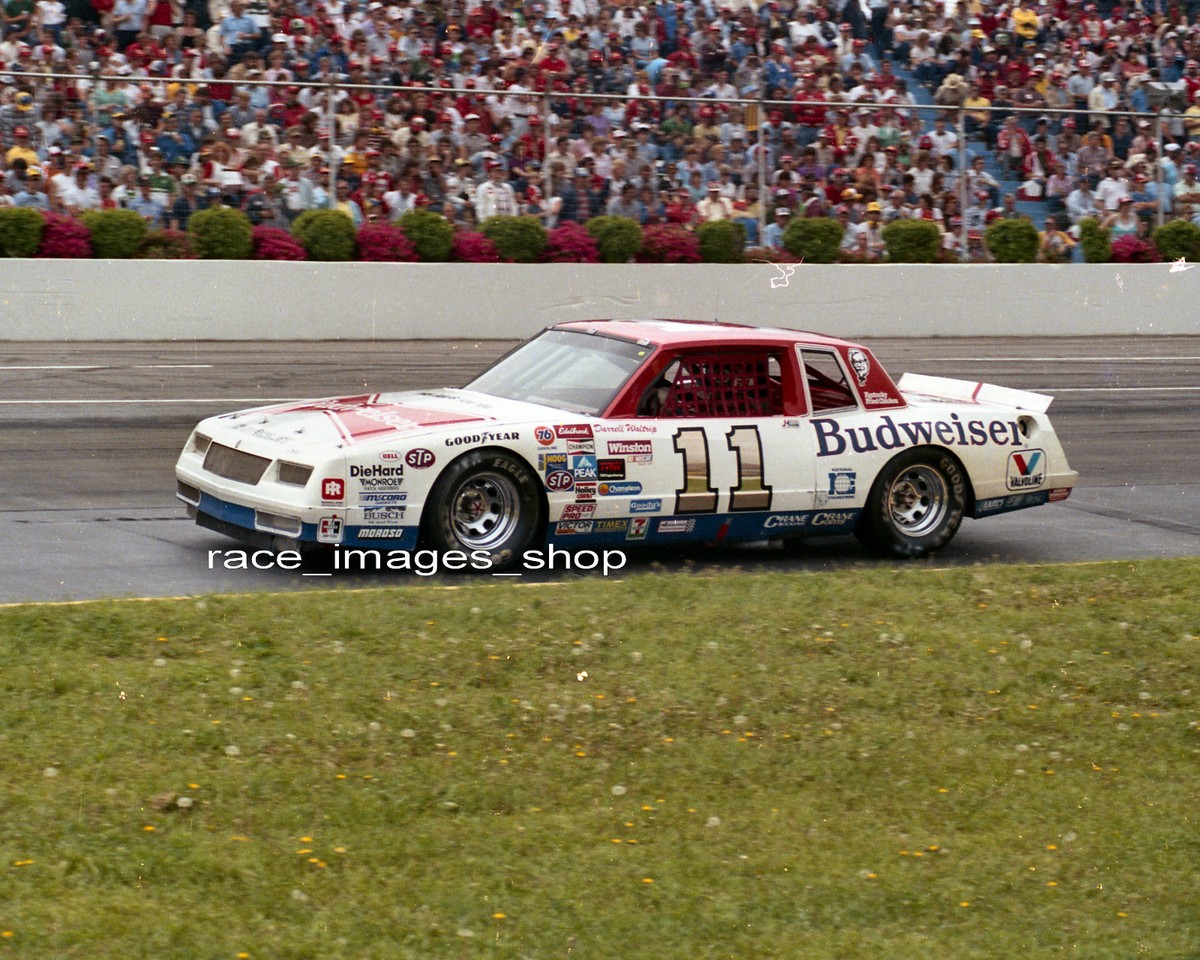 DARRELL WALTRIP #11 BUDWEISER 1984 MARTINSVILLE 8x10 GLOSSY PHOTO
