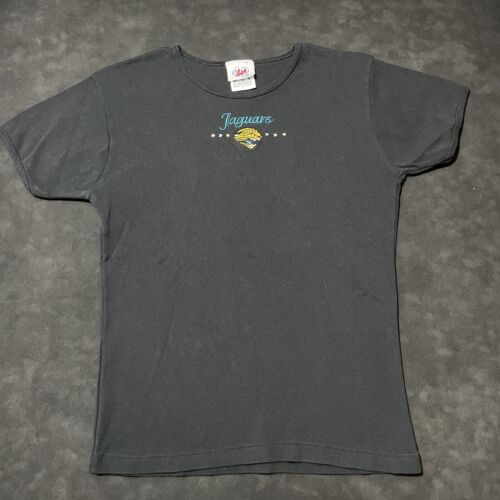 Camicia vintage Jacksonville Jaguars ricamata taglio donna anni 90 NFL football jags