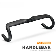 Ultra Light Carbon Road Bike Integrated Handlebars UD Matt Bicycle Drop Bar